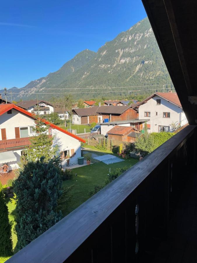 Dachgeschosswohnung Mit Traumhaftem Zugspitzblick Bei Garmisch Farchant Exterior foto